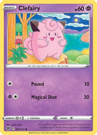 Clefairy 53/172 - SWSH09 Brilliant Stars - Poke-Collect
