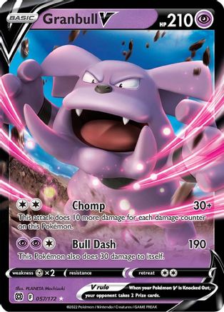 Granbull V 57/172 - SWSH09 Brilliant Stars Holofoil - Poke-Collect