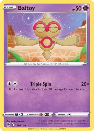 Baltoy 58/172 - Brilliant Stars - Poke-Collect