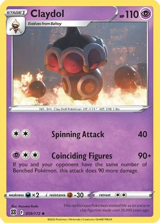 Claydol 59/172 - SWSH09 Brilliant Stars - Poke-Collect