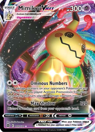 Mimikyu VMAX 69/172 - Brilliant Stars Holofoil - Poke-Collect