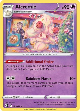 Alcremie 71/172 - Brilliant Stars Reverse Holofoil - Poke-Collect