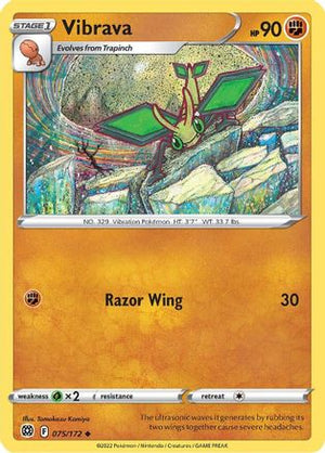 Vibrava 75/172 - Brilliant Stars Reverse Holofoil - Poke-Collect