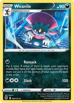 Weavile 87/172 - Brilliant Stars Reverse Holofoil - Poke-Collect