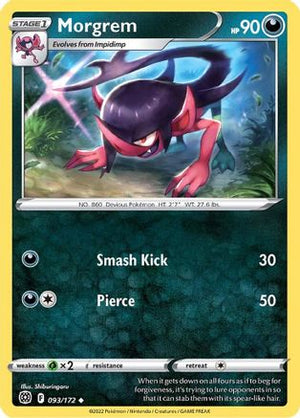 Morgrem 93/172 - Brilliant Stars Reverse Holofoil - Poke-Collect