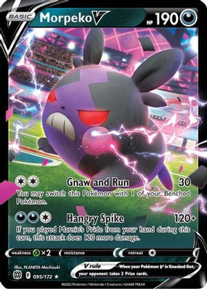 Morpeko V 95/172 - Brilliant Stars Holofoil - Poke-Collect