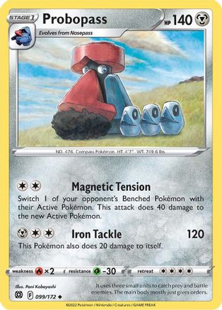 Probopass 99/172 - SWSH09 Brilliant Stars Reverse Holofoil - Poke-Collect