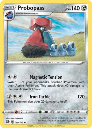 Probopass 99/172 - SWSH09 Brilliant Stars Reverse Holofoil - Poke-Collect