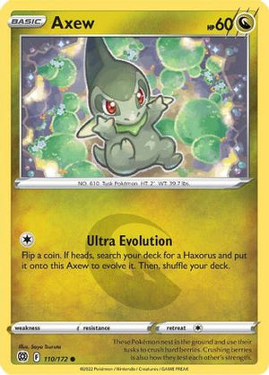 Axew 110/172 - Brilliant Stars Reverse Holofoil - Poke-Collect