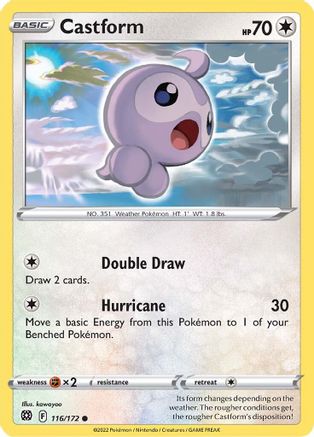 Castform 116/172 - SWSH09 Brilliant Stars - Poke-Collect