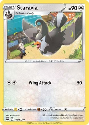 Staravia 118/172 - Brilliant Stars - Poke-Collect