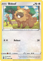Bidoof 120/172 - SWSH09 Brilliant Stars Reverse Holofoil - Poke-Collect