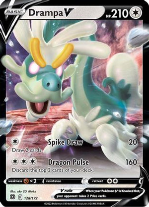 Drampa V 128/172 - SWSH09 Brilliant Stars Holofoil - Poke-Collect