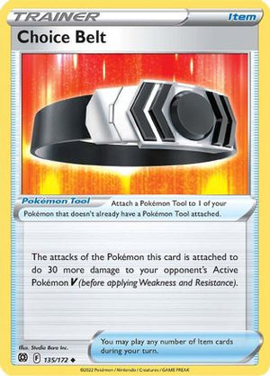 Choice Belt 135/172 - SWSH09 Brilliant Stars Reverse Holofoil - Poke-Collect