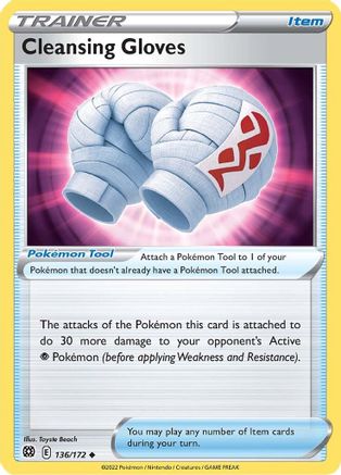 Cleansing Gloves 136/172 - SWSH09 Brilliant Stars - Poke-Collect