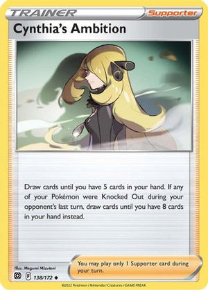 Cynthia's Ambition 138/172 - Brilliant Stars Reverse Holofoil