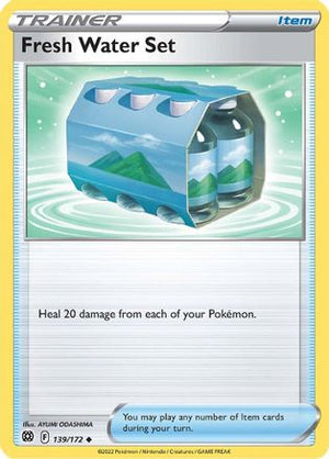 Fresh Water Set 139/172 - SWSH09 Brilliant Stars Reverse Holofoil - Poke-Collect