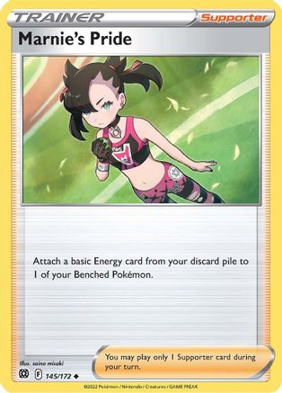 Marnie's Pride 145/172 - SWSH09 Brilliant Stars Reverse Holofoil - Poke-Collect
