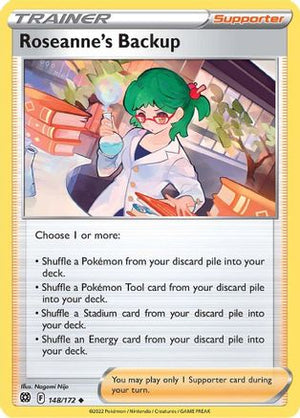 Roseanne's Backup 148/172 - Brilliant Stars Reverse Holofoil - Poke-Collect