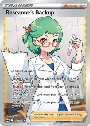 Roseanne's Backup (Full Art) 172/172 - SWSH09 Brilliant Stars Holofoil - Poke-Collect