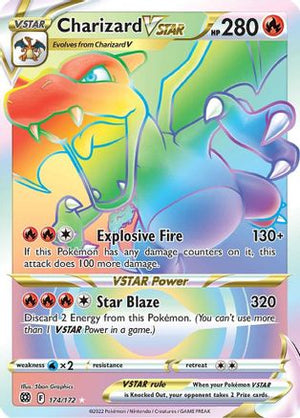 Charizard VSTAR 174/172 - Brilliant Stars Holofoil - Poke-Collect