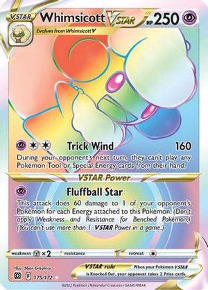 Whimsicott VSTAR 175/172 - Brilliant Stars Holofoil - Poke-Collect