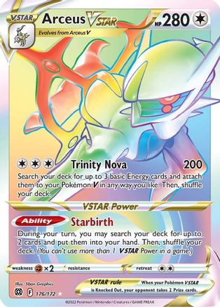 Arceus VSTAR 176/172 - Brilliant Stars Holofoil - Poke-Collect