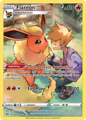 Flareon TG01/30 - Brilliant Stars Trainer Gallery Holofoil - Poke-Collect