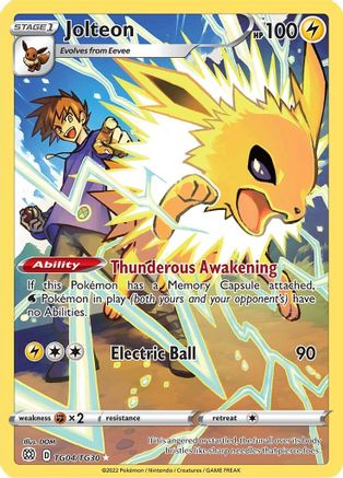 Jolteon TG04/30 - Brilliant Stars Trainer Gallery Holofoil - Poke-Collect