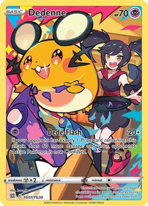 Dedenne TG07/30 - Brilliant Stars Trainer Gallery Holofoil - Poke-Collect