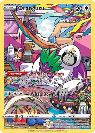 Oranguru TG12/30 - SWSH09 Brilliant Stars Trainer Gallery Holofoil - Poke-Collect
