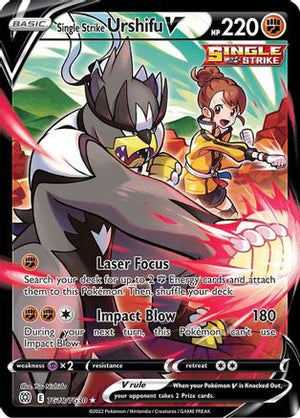 Single Strike Urshifu V TG18/30 - Brilliant Stars Trainer Gallery Holofoil - Poke-Collect