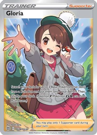 Gloria TG26/30 - Brilliant Stars Trainer Gallery Holofoil - Poke-Collect