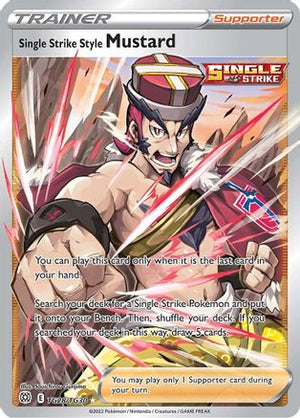 Single Strike Style Mustard TG28/30 - Brilliant Stars Trainer Gallery Holofoil - Poke-Collect