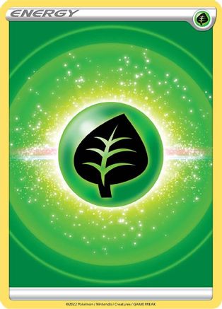 Grass Energy (2022 Unnumbered) - SWSH09 Brilliant Stars Reverse Holofoil - Poke-Collect