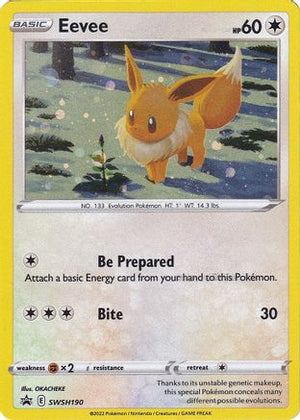 Eevee SWSH190/307 - SWSH Black Star Promos Holofoil - Poke-Collect