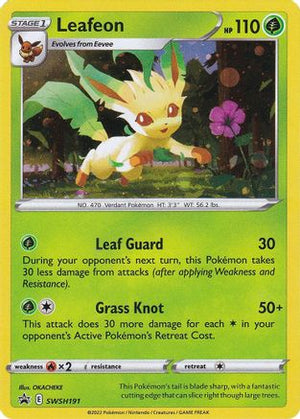 Leafeon - SWSH191 SWSH191/307 - SWSH Sword & Shield Promo Cards Holofoil - Poke-Collect