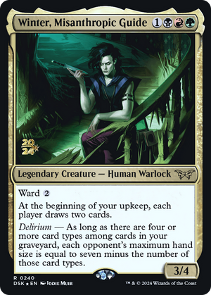 Winter, Misanthropic Guide (PRE-240) - Duskmourn: House of Horror Promos Foil - Poke-Collect