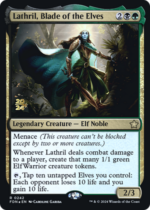 Lathril, Blade of the Elves (PRE-242) - Foundations Promos Foil