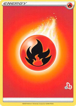 Fire Energy (#5 Cinderace Stamped) - Battle Academy 2022 - Poke-Collect