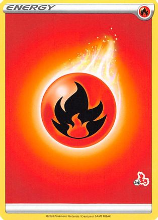 Fire Energy (#24 Cinderace Stamped) - Battle Academy 2022 - Poke-Collect