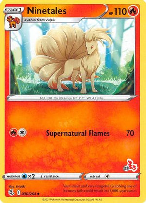 Ninetales - 030/264 (#23 Cinderace Stamped) 30 - Battle Academy 2022 - Poke-Collect