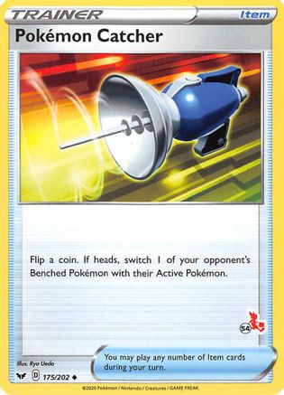 Pokemon Catcher - 175/202 (#54 Cinderace Stamped) 175 - Battle Academy 2022 - Poke-Collect