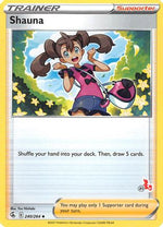 Shauna - 240/264 (#21 Cinderace Stamped) 240 - Battle Academy 2022 - Poke-Collect