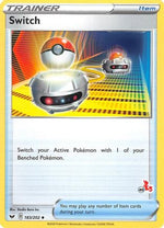 Switch - 183/202 (#40 Cinderace Stamped) 183 - Battle Academy 2022 - Poke-Collect