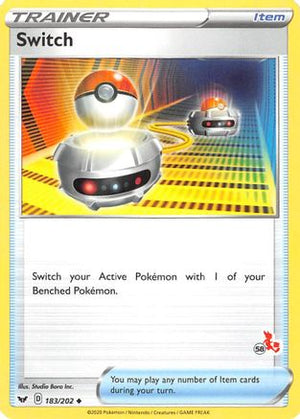 Switch - 183/202 (#58 Cinderace Stamped) 183 - Battle Academy 2022 - Poke-Collect
