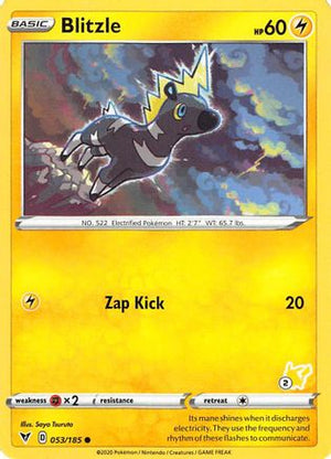 Blitzle - 053/185 (#2 Pikachu Stamped) 53 - Battle Academy 2022