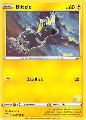Blitzle - 053/185 (#15 Pikachu Stamped) 53 - Battle Academy 2022 - Poke-Collect
