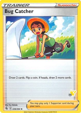 Bug Catcher - 226/264 (#46 Pikachu Stamped) 226 - Battle Academy 2022 - Poke-Collect