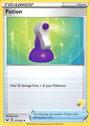 Potion - 177/202 (#18 Pikachu Stamped) 177 - Battle Academy 2022 - Poke-Collect